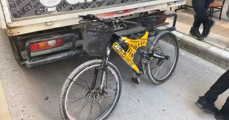 Elazığ’da pikaba çarpan bisikletli yaralandı