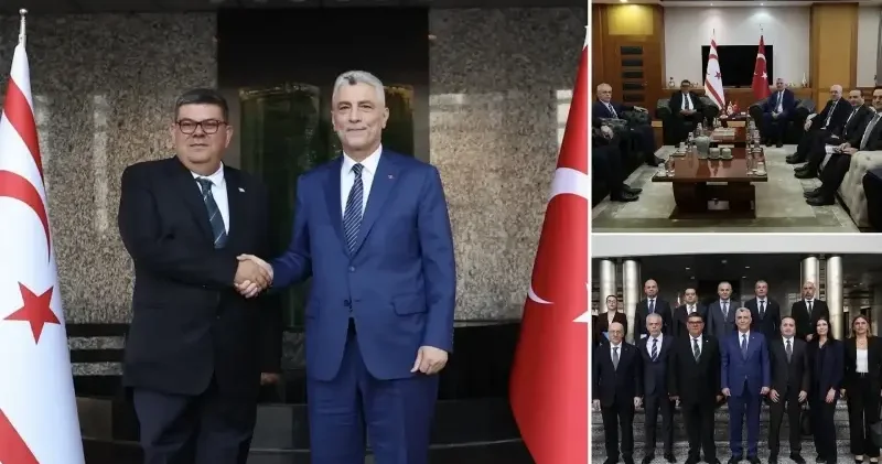 Bakan Bolat KKTC Maliye Bakanı Berova ile bir araya geldi Avrupa Haberleri