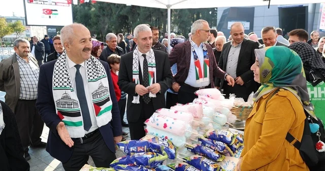 Kadınların el emeği ürünleri Filistinliler için satışa sunuldu Kocaeli Haberleri