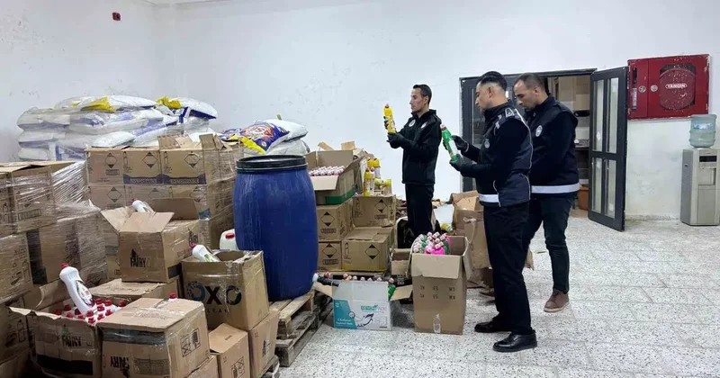Şanlıurfa’da sahte deterjan depolarına baskın