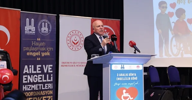 Başkan Sekmen: Özel gereksinimli bireyler başımızın tacıdır Erzurum Haberleri