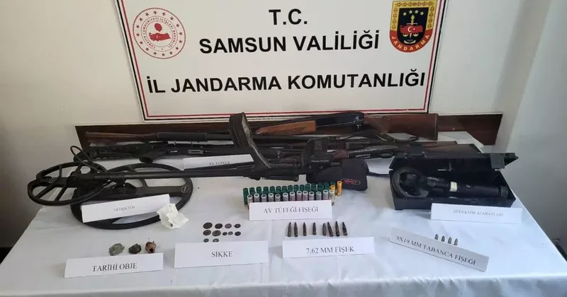 Jandarmadan silah ve tarihi eser operasyonu: 4 gözaltı