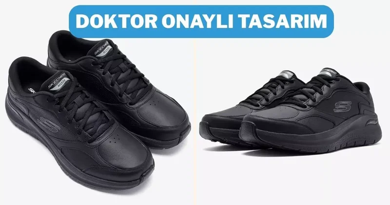 Podiatrist tasarımlı Skechers ayakkabıda büyük indirim başladı!