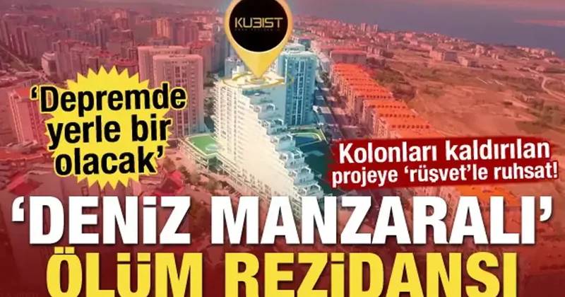 Deniz manzaralı ölüm rezidansı! Depremde yerle bir olacak