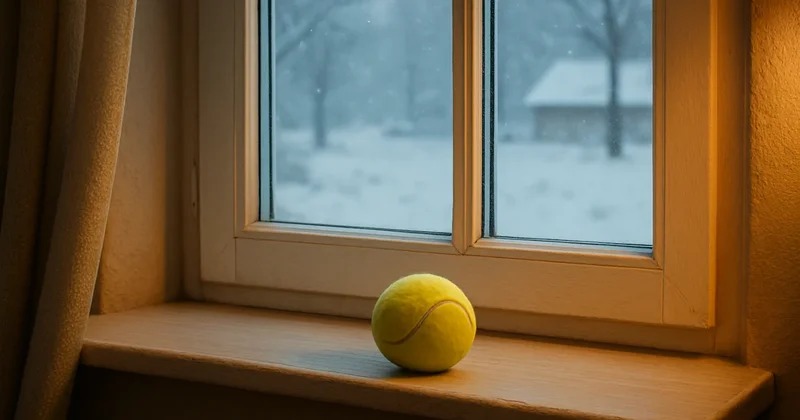 İşte bu yüzden kışın pencerenin önüne tenis topu koymalısınız Sözcü Gazetesi