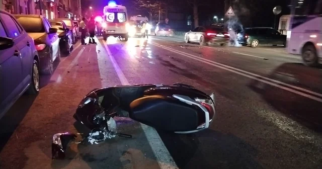 Otomobile çarpışan motosikletin sürücüsü hayatını kaybetti Eskişehir Haberleri