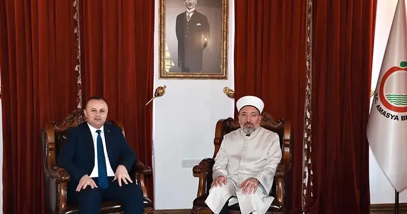Diyanet İşleri Başkanı Arpaguş, memleketi Amasya da