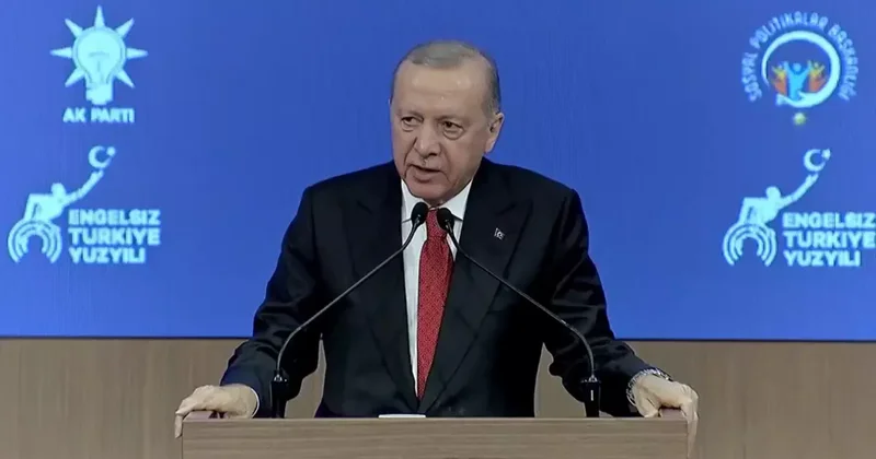 Cumhurbaşkanı Erdoğan: Engelli sorunlarını çözmek devletin birincil görevi