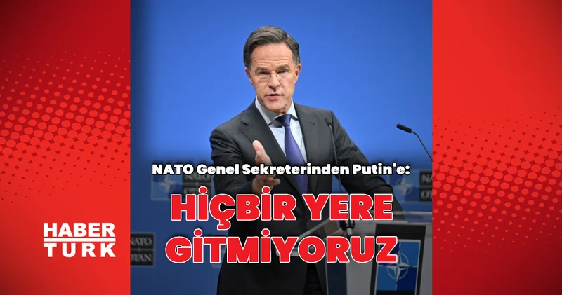 Rutte: Hiçbir yere gitmiyoruz Dış Haberler