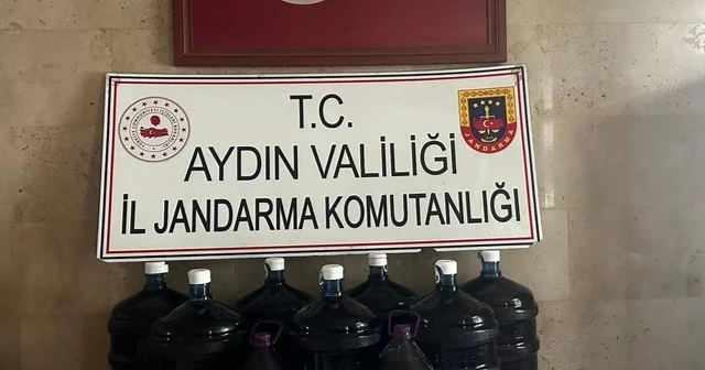 Germencik te 150 litre el yapımı içki ele geçirildi Aydın Haberleri