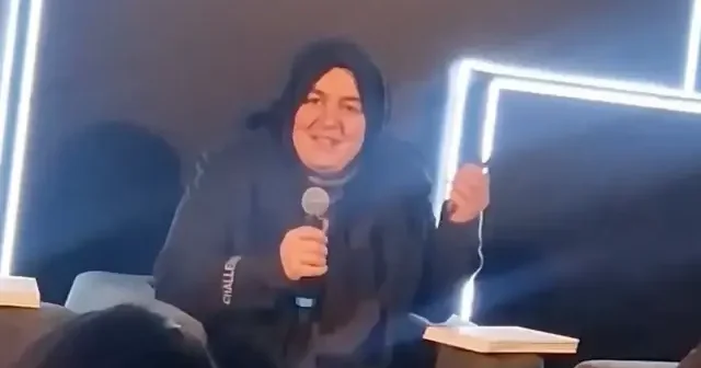 GAİN Genel Müdürü Aliye Ertuğrul başörtüsünden dolayı linçlendi VİDEO İZLE