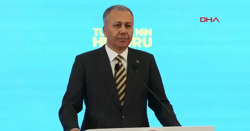 Bakan Yerlikaya: Asayişi bozan tüm suç türlerinde önemli düşüşler yaşanıyor