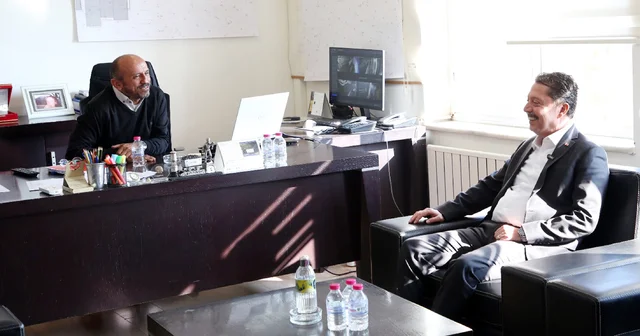 Beypazarı Belediye Başkanı Kasap tan madencilere ziyaret Ankara Haberleri