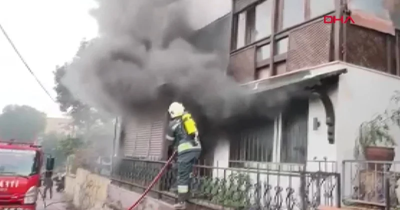 Ailesi ile tartışan kadın evi ateşe verdi
