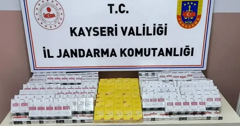 Tırdan 630 paket kaçak sigara çıktı Kayseri Haberleri