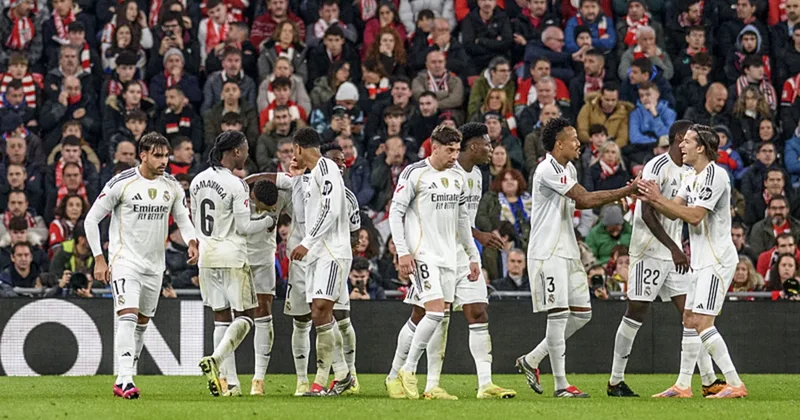 Real Madrid, Athletic Bilbao deplasmanında 3 golle kazandı