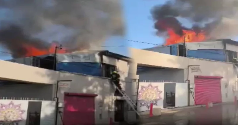 Mersin’de yangın paniği!