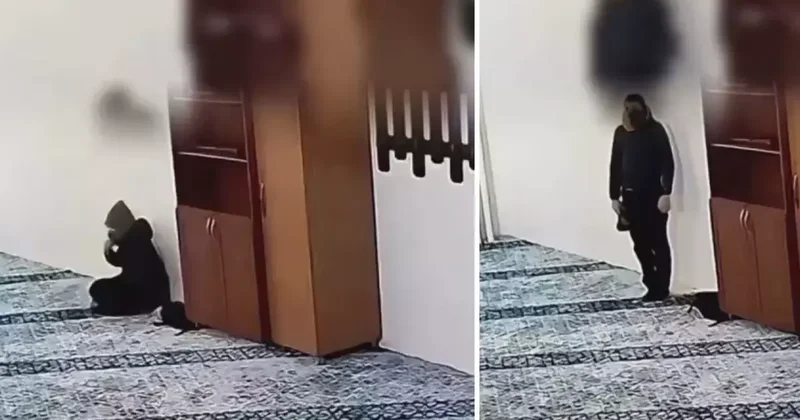 Duyar duymaz ayağa kalktı, İstiklal Marşı na eşlik etti