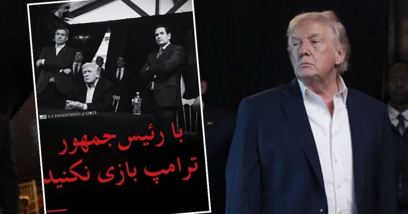 Trump gözünü bu kez İran a dikti: Bu fotoğrafla Farsça gözdağı verdi Sözcü Gazetesi