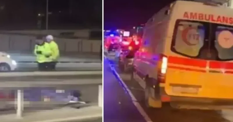 Merter de feci kaza! Motosikletli yaşamını yitirdi