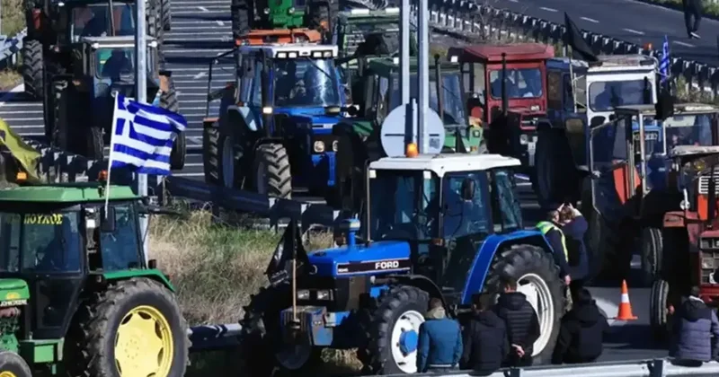 Yunan Çiftçiler 48 Saat Sınır Kapılarını Kapatacak