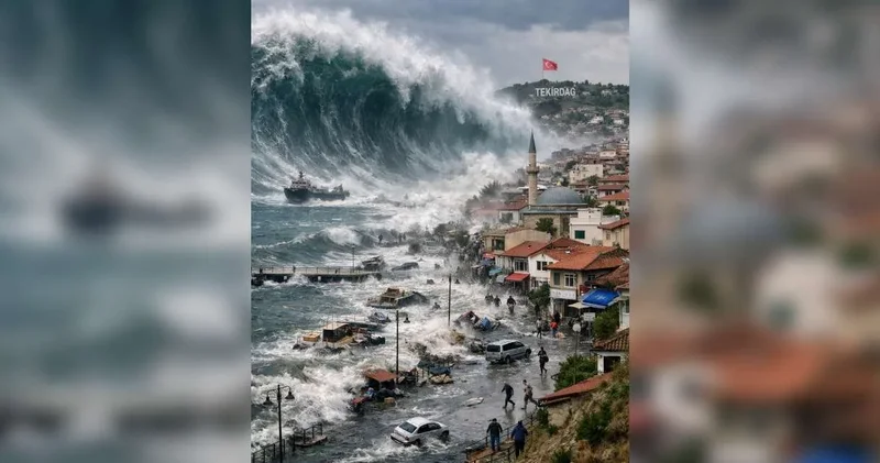 Tekirdağ için 2 metrelik tsunami uyarısı