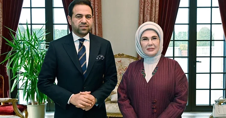 Emine Erdoğan, Müslüman Alimler Konseyi Genel Sekreteri ile bir araya geldi