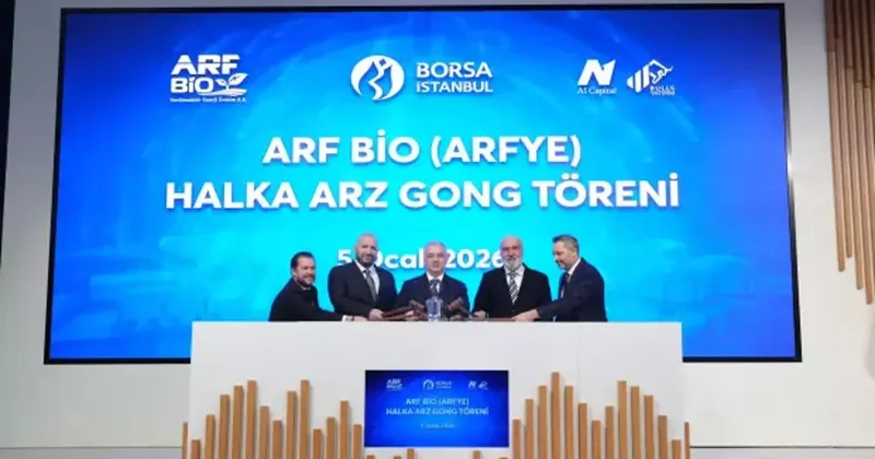 Borsa İstanbul da yılın ilk gongu ARF Bio için çaldı