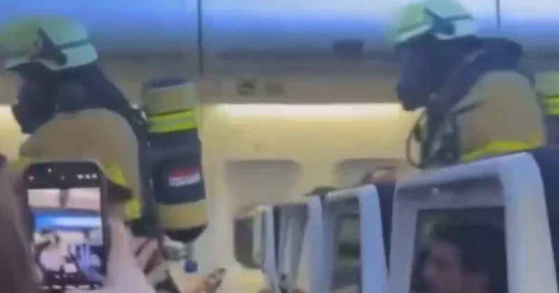 40 bin fit yükseklikte zehirli dumanlar sardı: Uçak acil iniş yaptı, ekipler maskeyle müdahale etti Sözcü Gazetesi