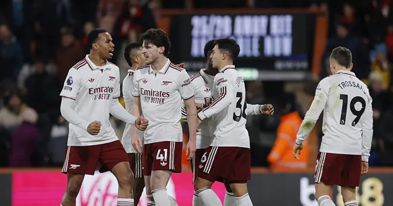 Premier Lig de lider Arsenal puan farkını açtı!