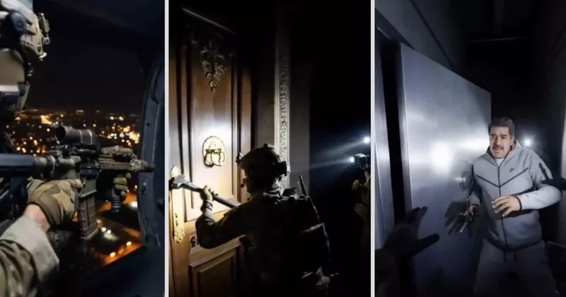 Maduro ve eşi yatağından nasıl alındı? Dünyanın konuştuğu operasyon yapay zeka ile canlandırıldı