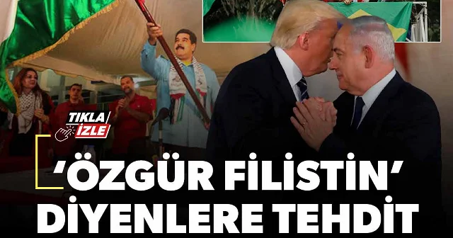 Özgür Filistin diyenlere tehdit: ABD nin Venezuela ya saldırısı Tel Aviv i sevindirdi VİDEO İZLE