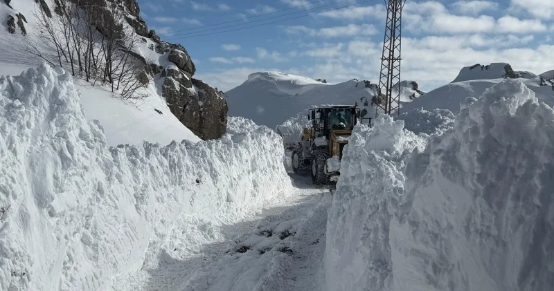 Van, Bitlis ve Hakkari de 157 yerleşim yerinin yolu kardan kapalı Van Haberleri
