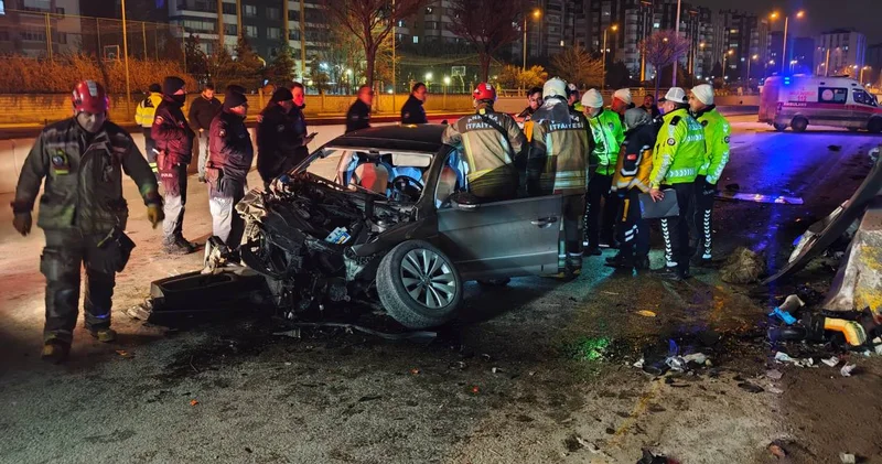 Başkentteki feci kazada ölü sayısı 2 ye çıktı