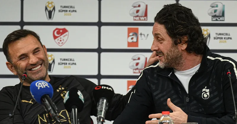 Fatih Tekke konuşurken Okan Buruk espriyi patlattı: Salonda kahkahalar yükseldi