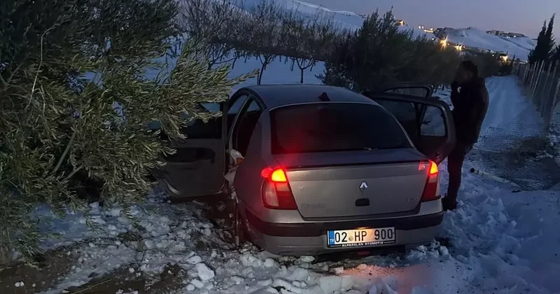 Otomobil şarampole girdi: 2 yaralı