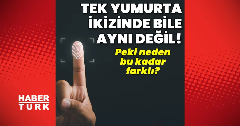 Tek yumurta ikizlerininki bile aynı değil! Neden her insanın parmak izi birbirinden farklı?