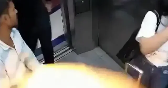 Gaz dolu balonlar bomba gibi patladı: Can havliyle kendilerini dışarı zor attılar VİDEO İZLE