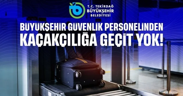 Özel güvenlikten otogarda kaçakçılığa geçit yok Tekirdağ Haberleri
