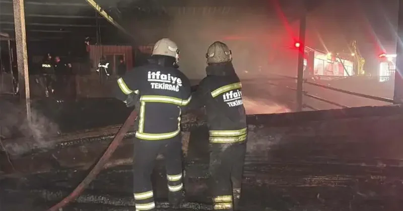 Tekirdağ da yangın faciası: 60 can gitti!