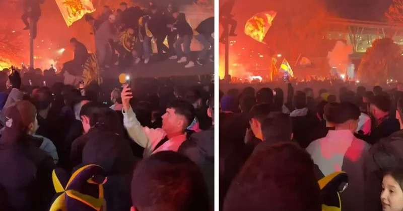 Havalimanında Kante izdihamı! Fenerbahçe taraftarları ölümden döndü