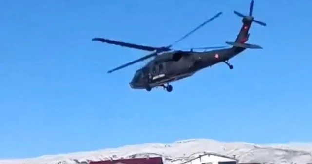 Bingöl de helikopter destekli çalışma ile enerji kesintisi giderildi Bingöl Haberleri