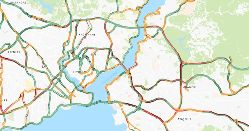 Megakentte sabah mesaisi: Köprüler ve duraklar kilitlendi Sözcü Gazetesi