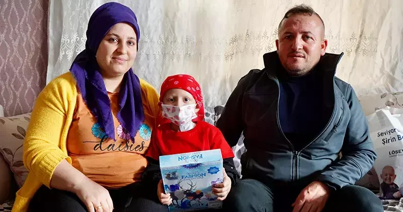 Depremde evleri yıkılan aile, lösemiyle sarsıldı
