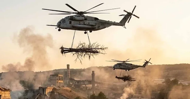 100 yıllık mühendislik yalanı patladı! Helikopterler peş peşe havalandı, gökyüzünden ölü ağaç yağdırdılar Sözcü Gazetesi