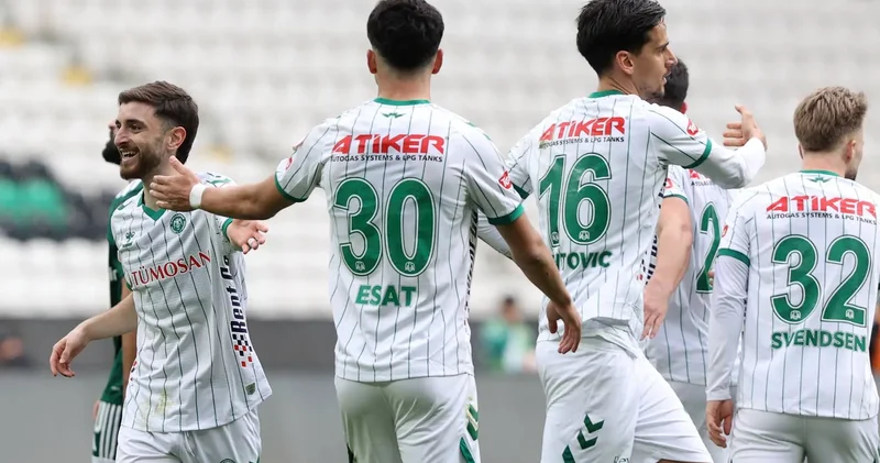 Konyaspor dan 5 gollü galibiyet