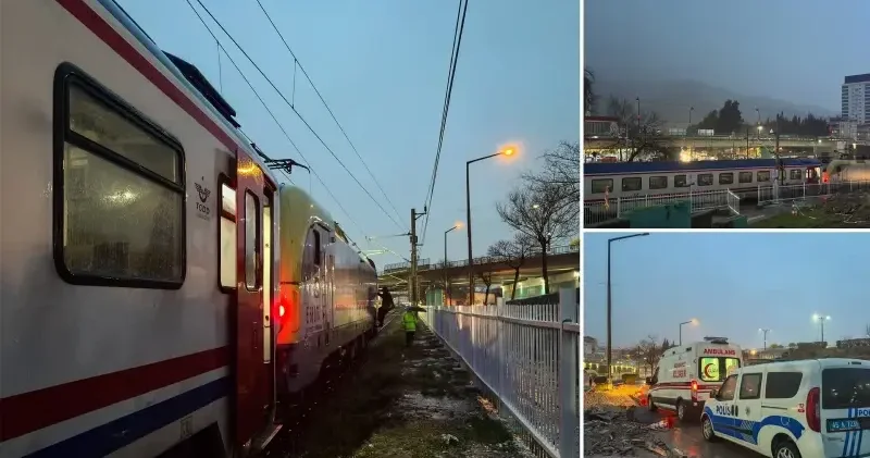 Manisa da trenin çarptığı genç yaralandı Manisa Haberleri