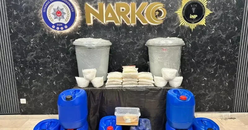 İstanbul da 240 kilo uyuşturucu madde ele geçirildi: 4 gözaltı