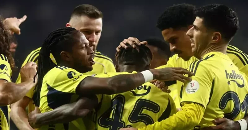 Fenerbahçe Erzurumspor FK İlk 11 ler açıklandı