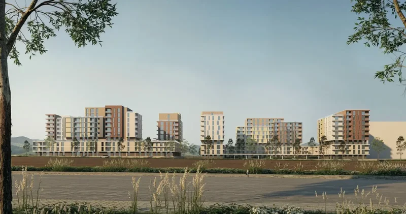 Sancaktepe’de yatay mimari odaklı üç etaplı konut projesi